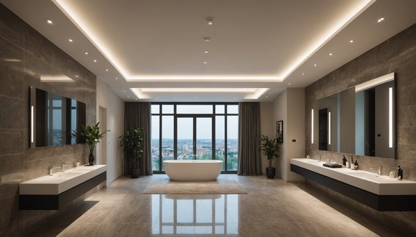 Plafonds tendus pour pièces humides : élégance à lyon